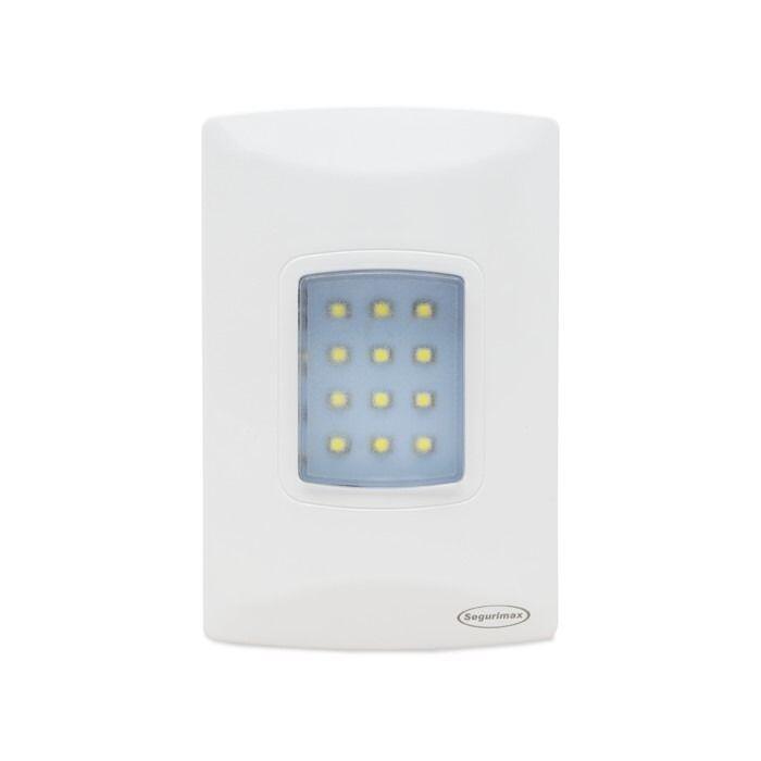 Luz de Emergência LED Autônoma 100 Lúmens de Embutir Branca