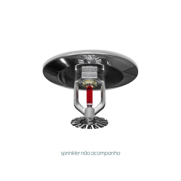 Canopla para Sprinkler 1/2" em Aço Inoxidável