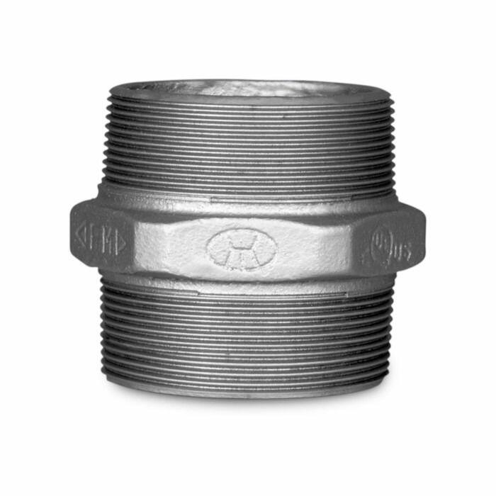 Niple Duplo Galvanizado Dúctil