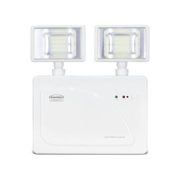 Luz de Emergência LED Autônoma 3000 Lúmens 2 Faróis Luz de Emergência LED Autônoma 3000 Lúmens 2 Faróis