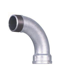 Curva Galvanizada Macho x F&ecirc;mea 90&ordm;