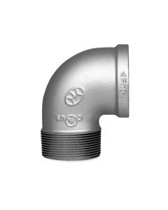 Cotovelo Galvanizado D&uacute;ctil MF 90&ordm;