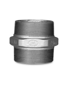 Niple Duplo Galvanizado D&uacute;ctil 