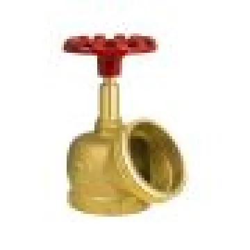 Registro Globo (Válvula Angular) PN16 2.1/2" para Hidrante x 45º em Latão